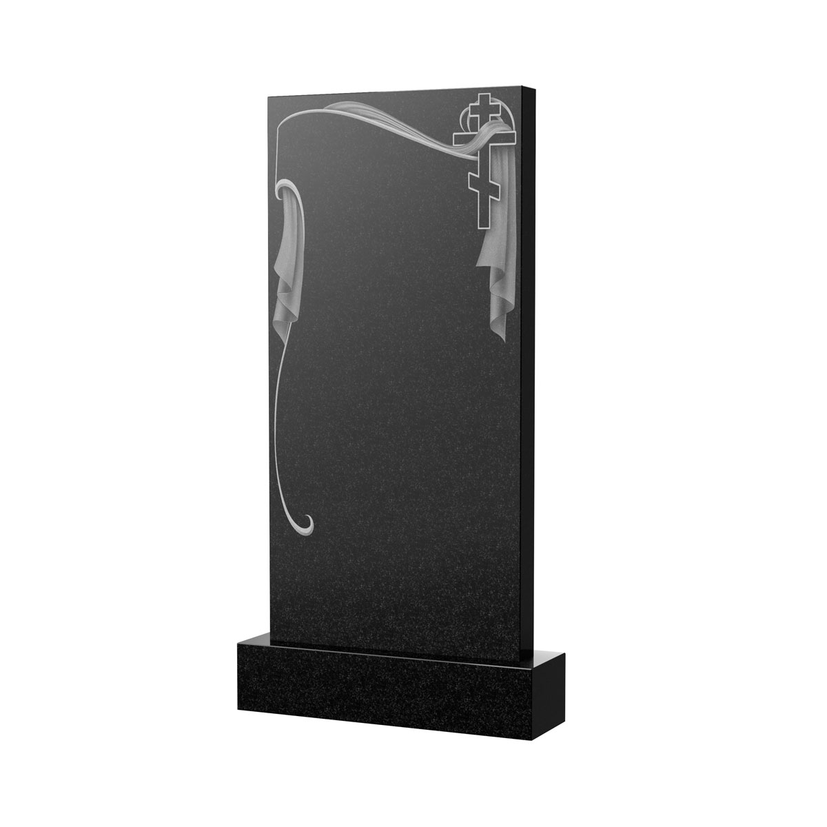 Гравировка на памятник в Смоленске | Художественное оформление на гранитную стелу, рисунок ВХО-051