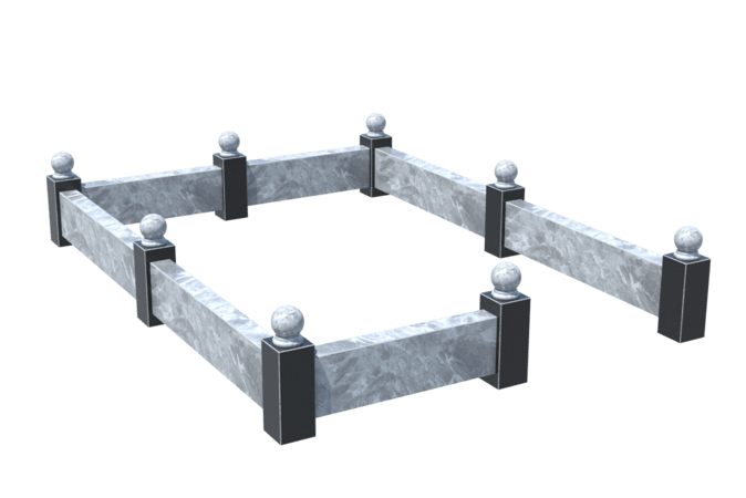 Цоколи на могилу в Смоленске | Цоколь на могилу №0031