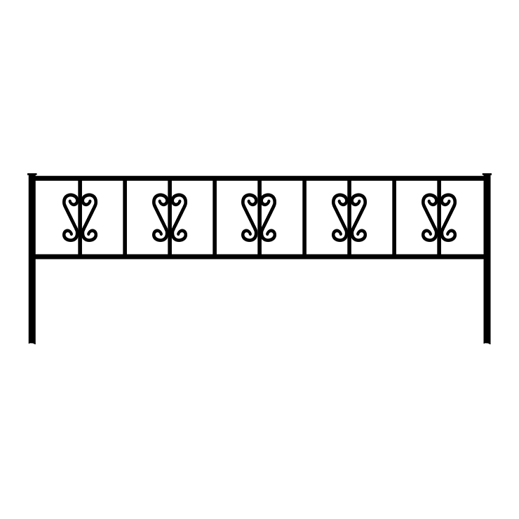 Металлические оградки, столы, скамейки в Смоленске | Оградка №8