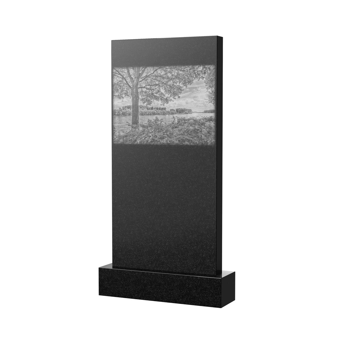 Пейзажи | Пейзаж на гранитную стелу, рисунок П-008