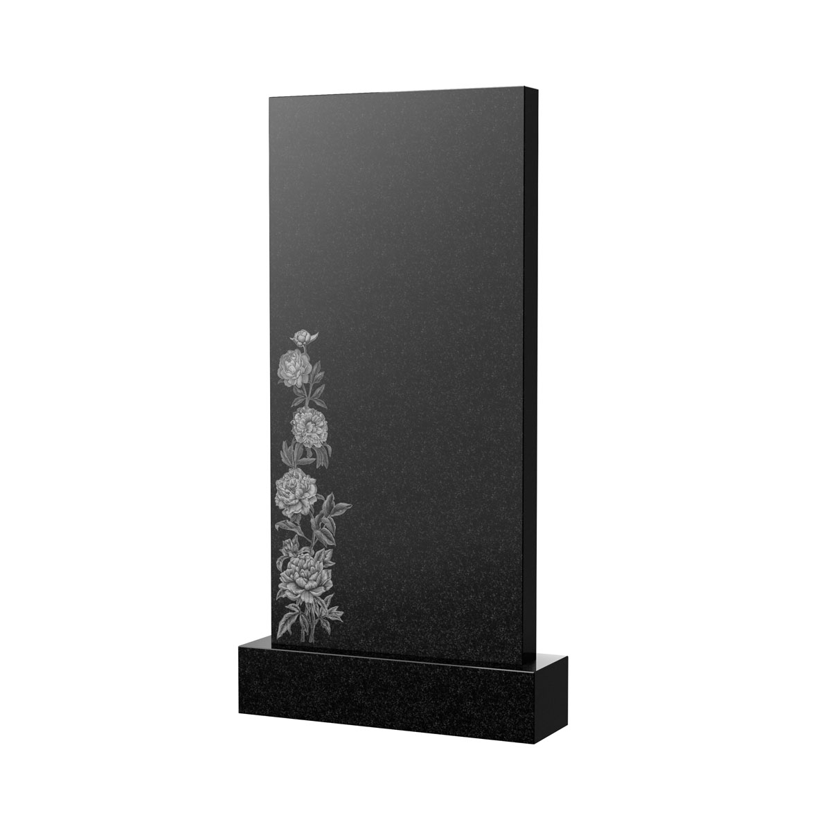 Гравировка на памятник в Смоленске | Художественное оформление на гранитную стелу, рисунок ВХО-059