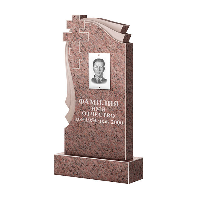 Гранитные памятники в Смоленске | Памятник из гранита Розалия Pink ФГЦ-081