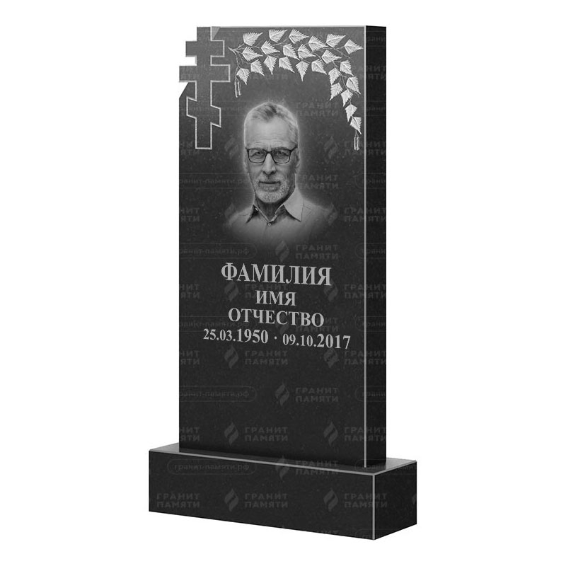 Памятники из гранита с деревом в Смоленске | Гранитный памятник ФГ-202