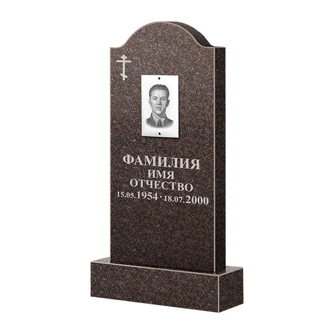 Памятники из цветного гранита в Смоленске | Памятник из гранита Карел Brown ФГЦ-012