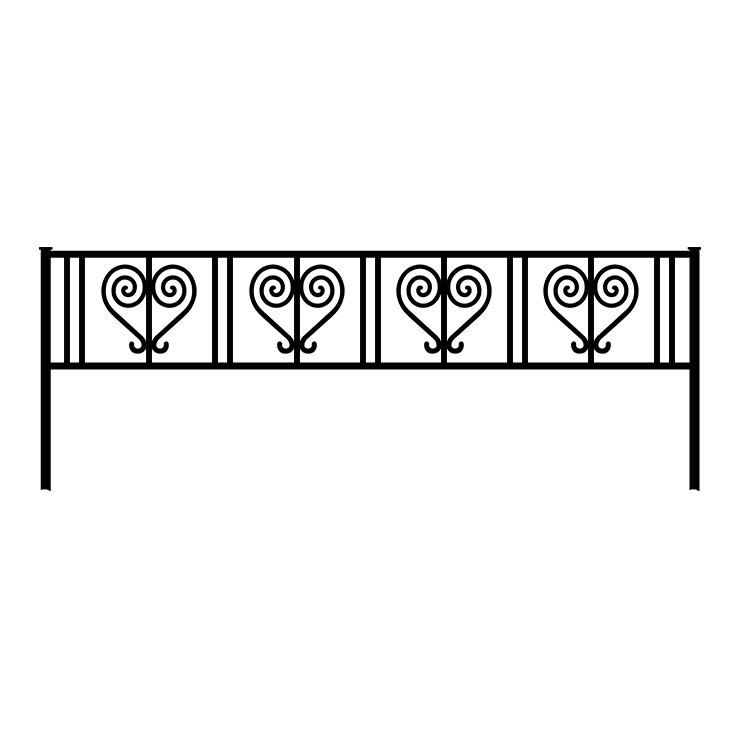 Кованые изделия в Смоленске | Кованая оградка ОГ.005