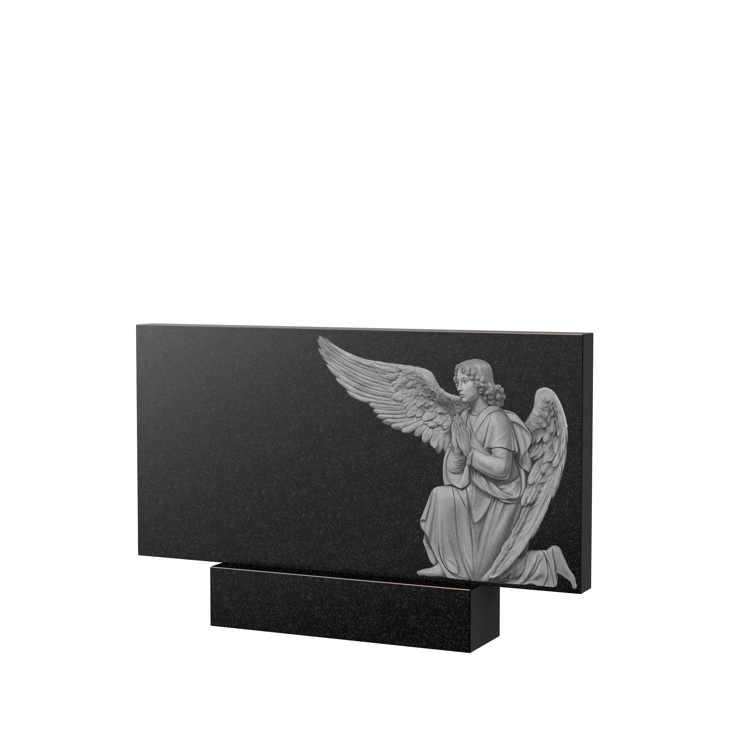 Гравировка на памятник в Смоленске | Художественное оформление на гранитную стелу, рисунок ГХО-007