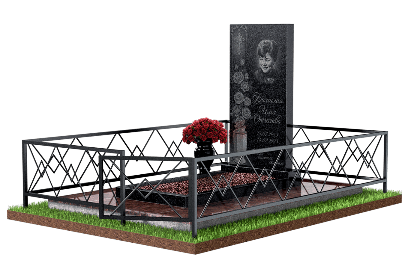 Благоустройство захоронения в Смоленске