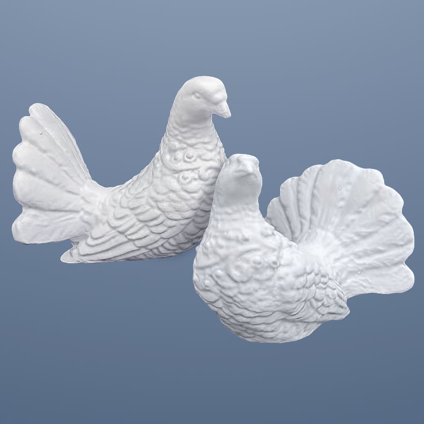 Скульптуры из искусственного мрамора в Смоленске | Голубь пара