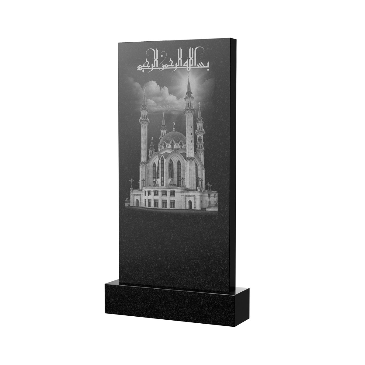 Гравировка на памятник в Смоленске | Художественное оформление на гранитную стелу, рисунок ВХО-047