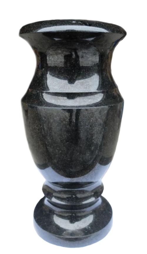 Вазы из камня в Смоленске | Ваза гранитная «Габбро 30»