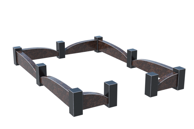 Цоколи на могилу в Смоленске | Цоколь на могилу №0042