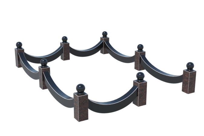 Цоколи на могилу в Смоленске | Цоколь на могилу №0026