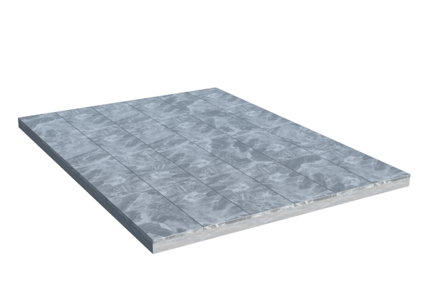 Площадки на могилу в Смоленске | Площадка с мраморной облицовкой