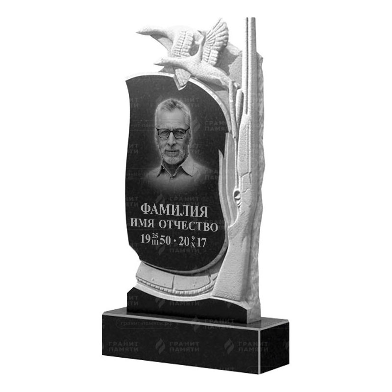 Памятники из гранита резные в Смоленске | Гранитный памятник ФГ-122