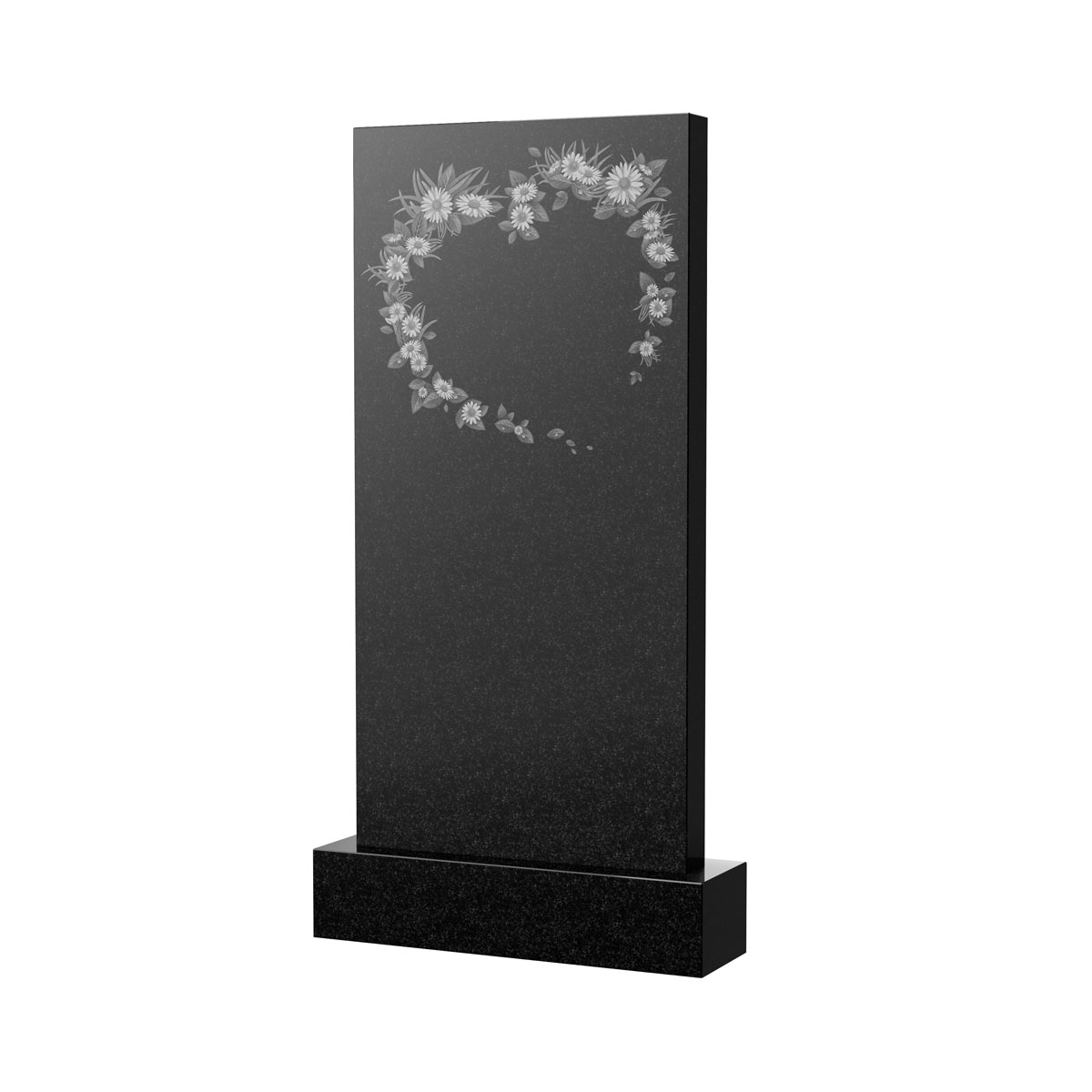 Гравировка на памятник в Смоленске | Художественное оформление на гранитную стелу, рисунок ВХО-060