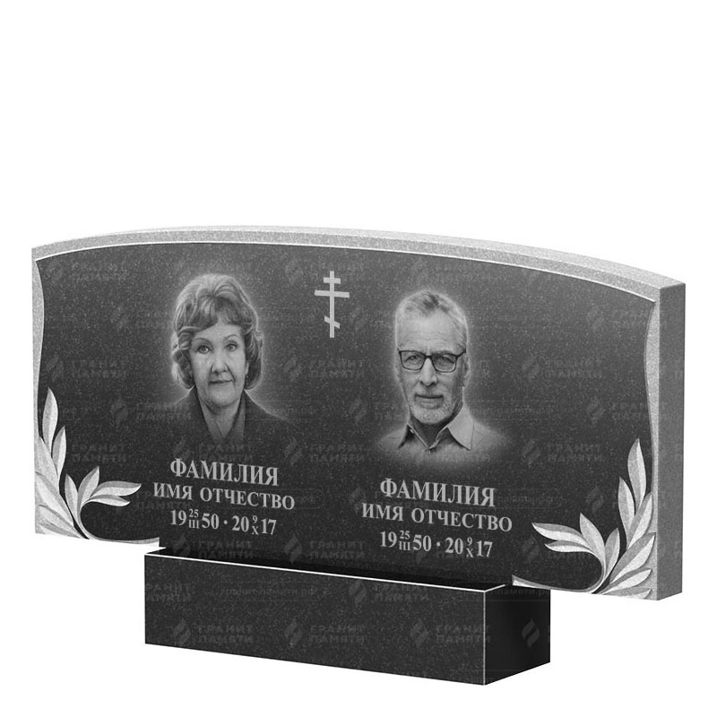 Памятники из гранита двойные в Смоленске | Двойной гранитный памятник ФГ-135