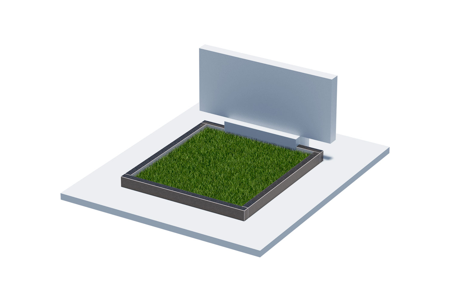 Цветники и надгробные плиты в Смоленске | Цветник Общий