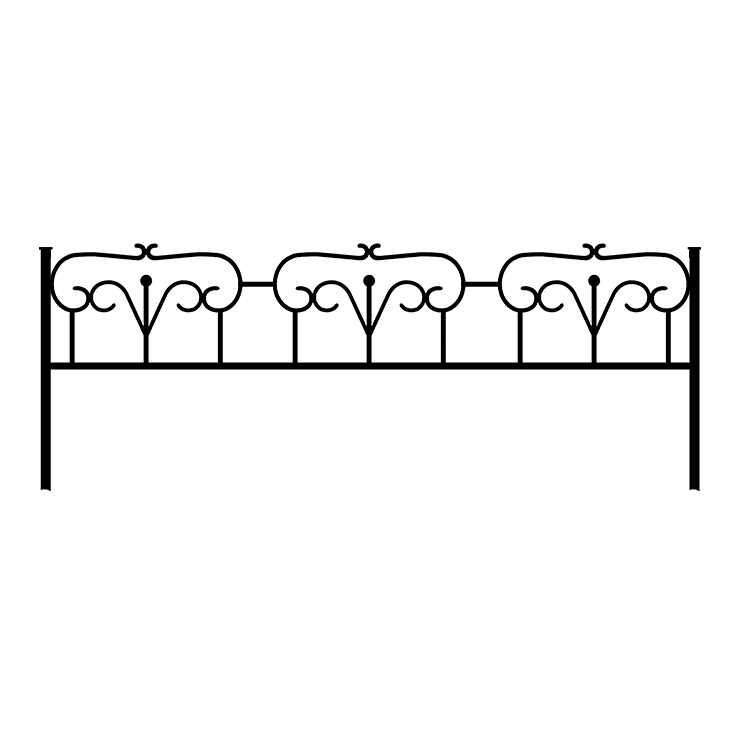 Металлические оградки, столы, скамейки в Смоленске | Оградка №2