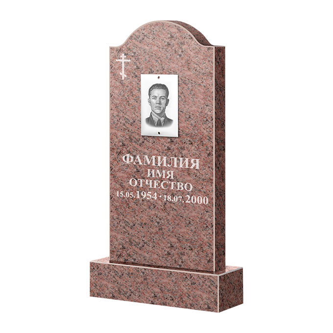 Памятники из цветного гранита в Смоленске | Памятник из гранита Розалия Pink ФГЦ-012