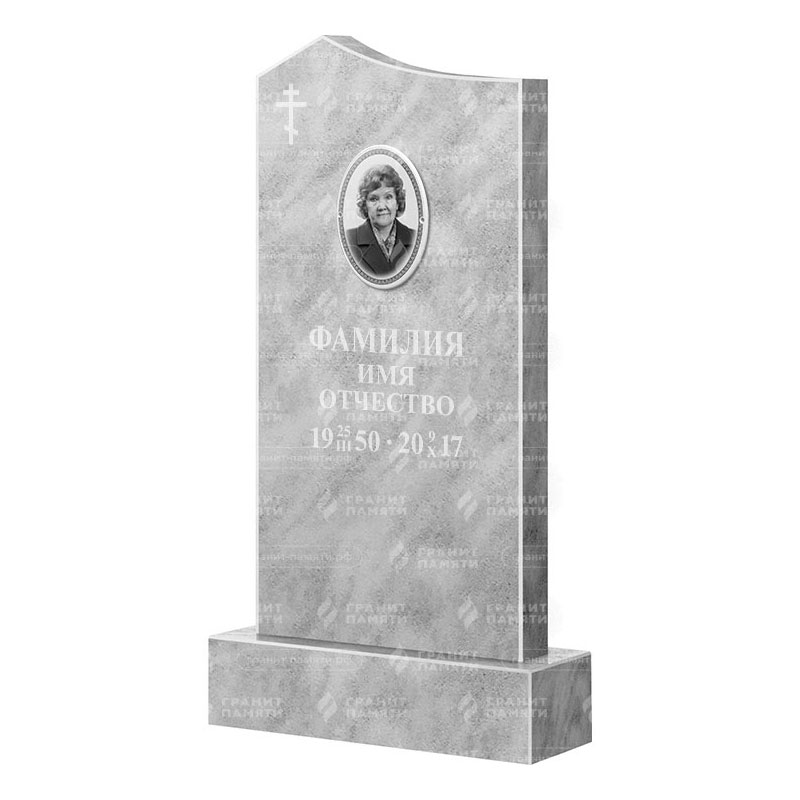 Бюджетные памятники в Смоленске | Мраморный памятник ФМ-008