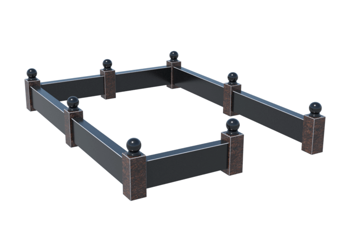 Цоколи на могилу в Смоленске | Цоколь на могилу №0035