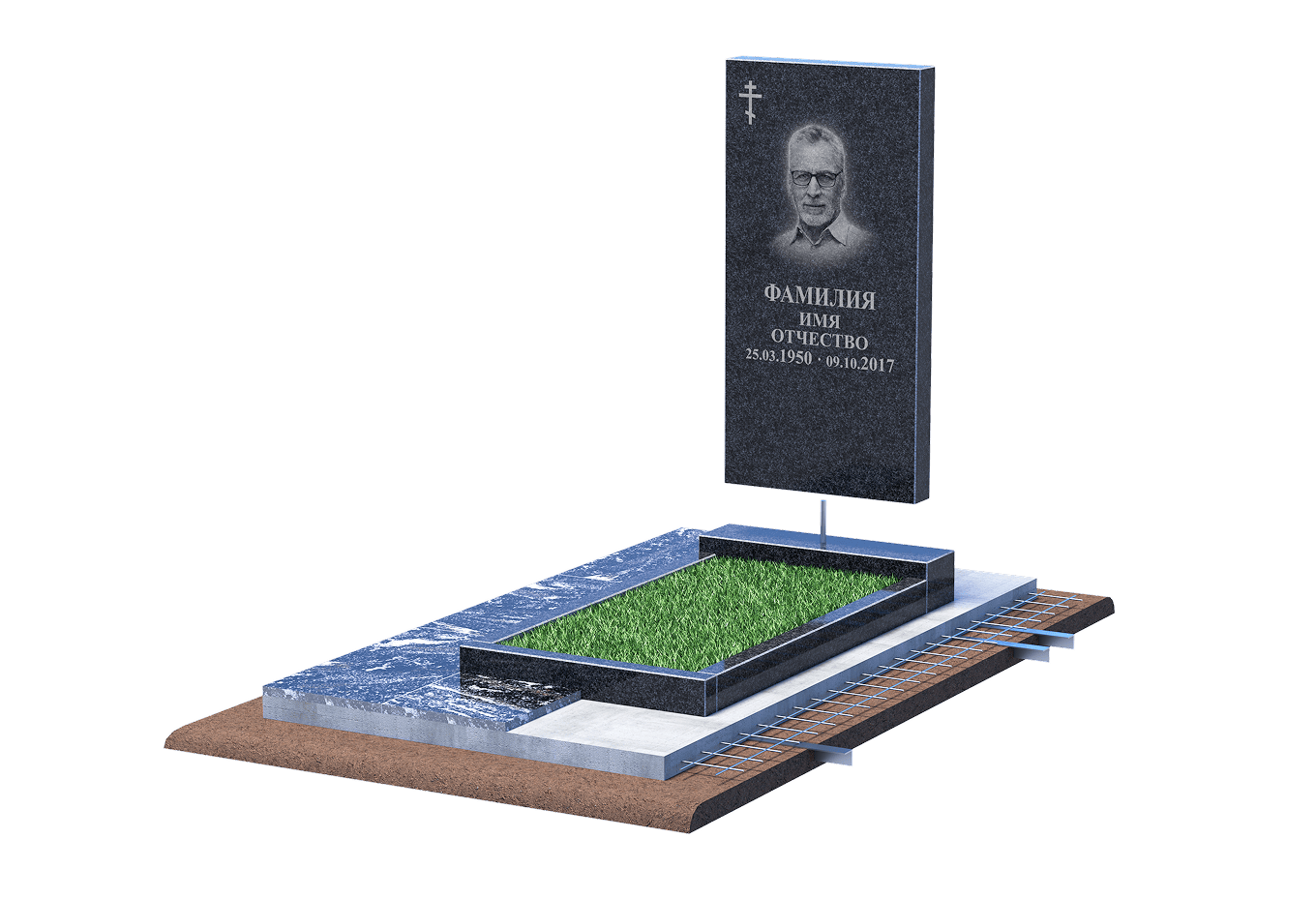 Установка памятника в Смоленске