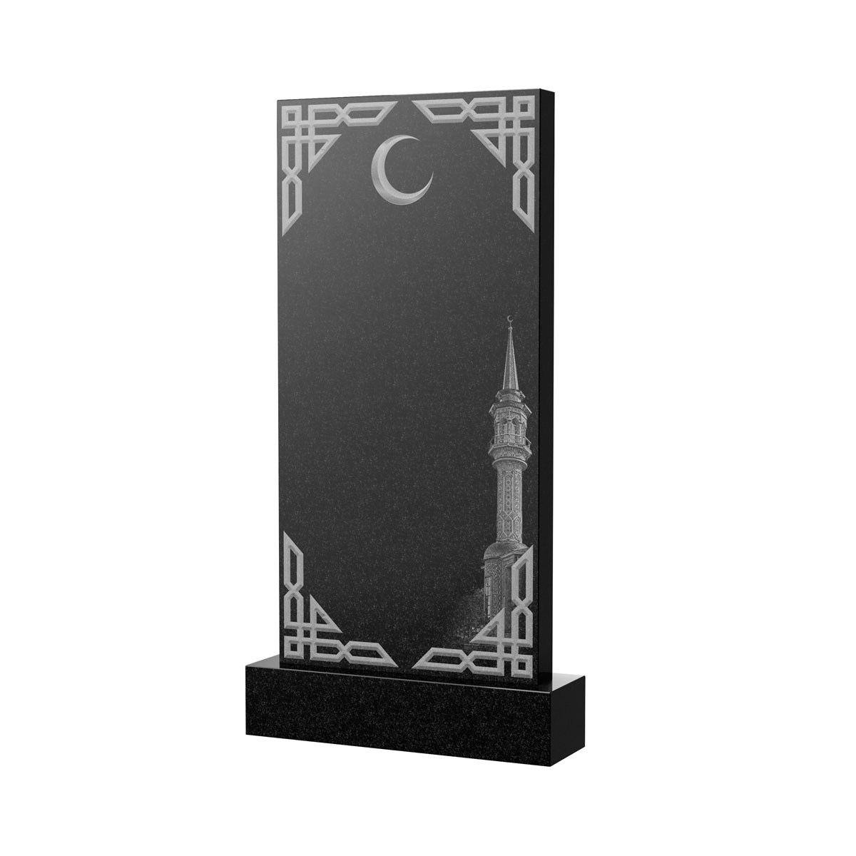 Гравировка на памятник в Смоленске | Художественное оформление на гранитную стелу, рисунок ВХО-040