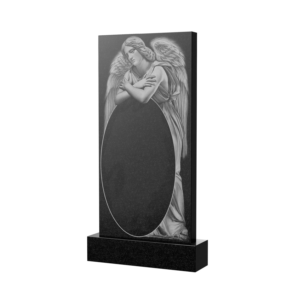 Гравировка на памятник в Смоленске | Художественное оформление на гранитную стелу, рисунок ВХО-016