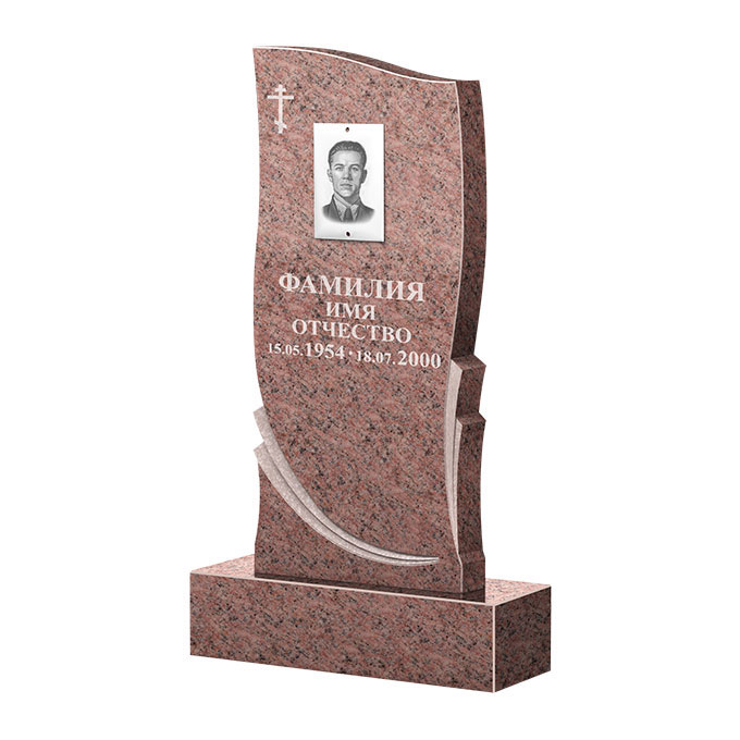 Гранитные памятники в Смоленске | Памятник из гранита Розалия Pink ФГЦ-044