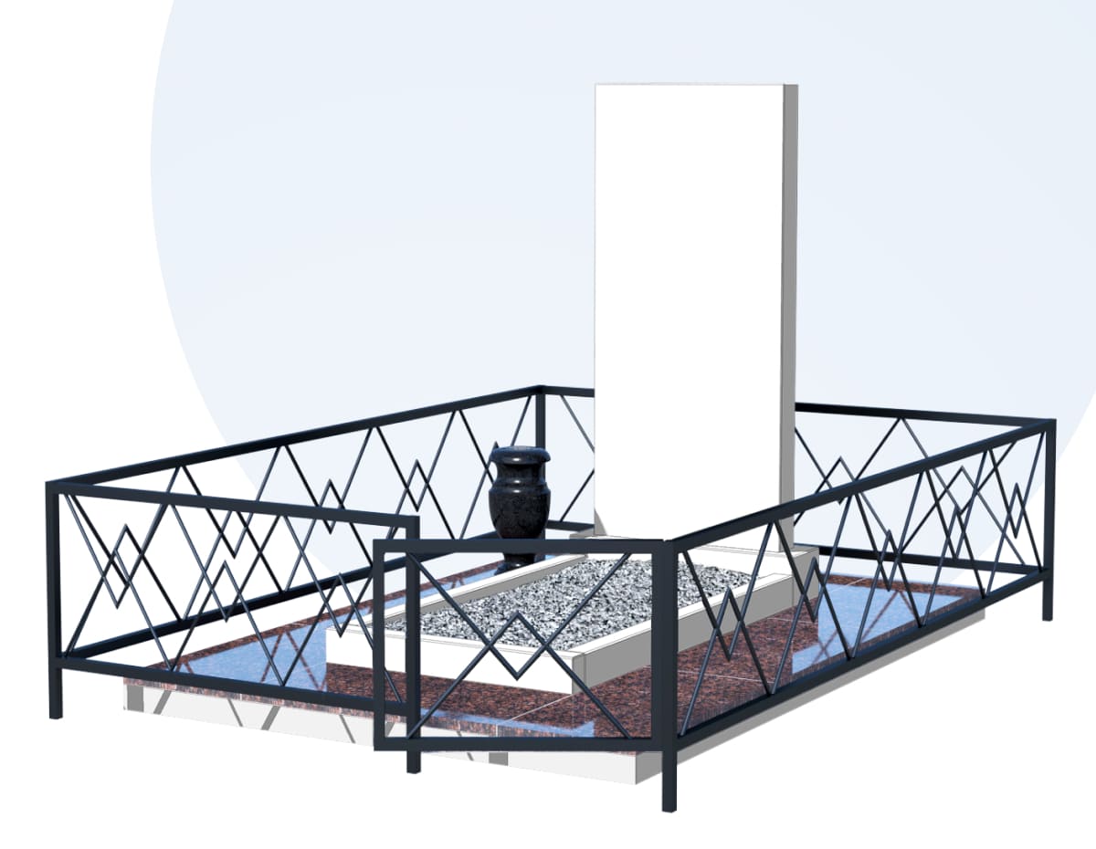 Благоустройство захоронения в Смоленске