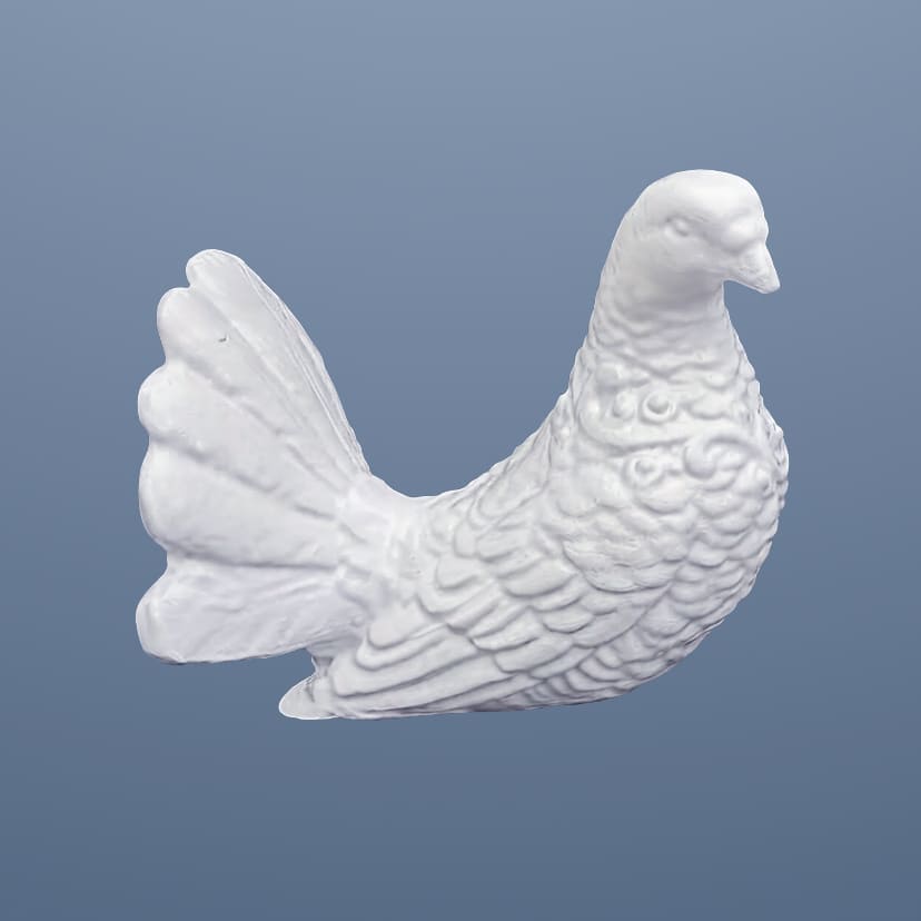 Скульптуры из искусственного мрамора в Смоленске | Голубь право