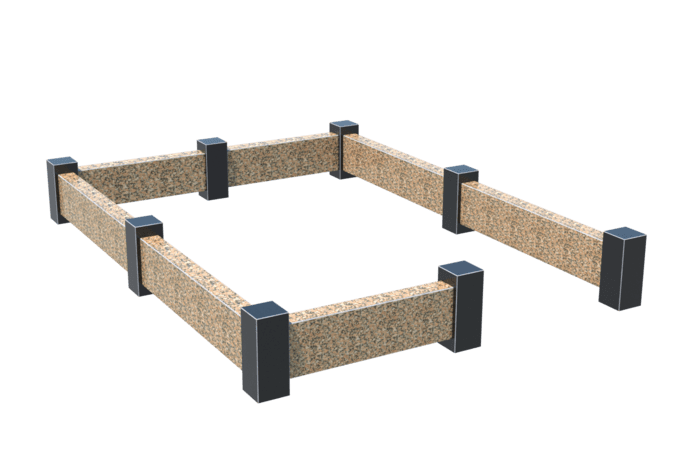 Цоколи на могилу в Смоленске | Цоколь на могилу №0037