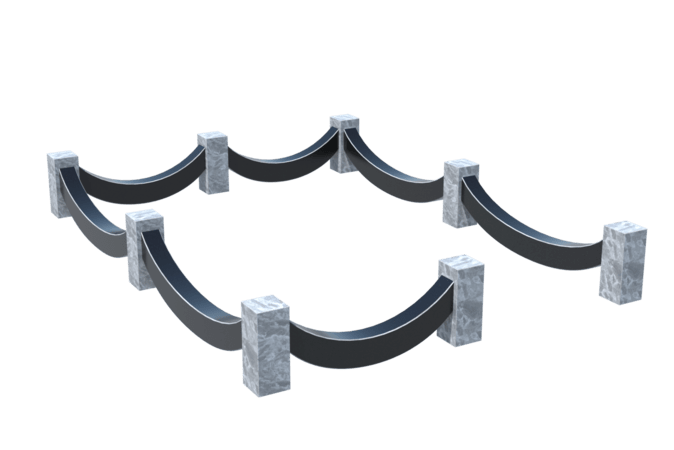 Цоколи на могилу в Смоленске | Цоколь на могилу №0023