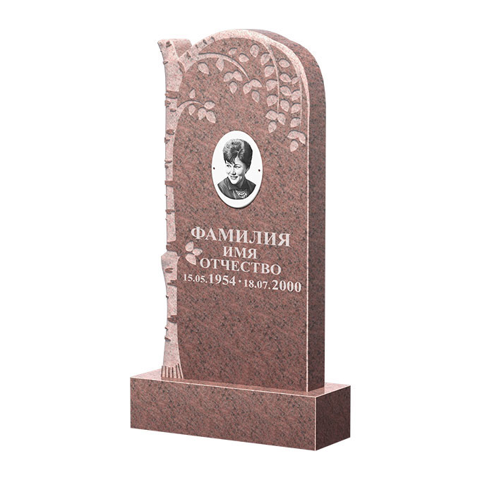 Гранитные памятники в Смоленске | Памятник из гранита Розалия Pink ФГЦ-091