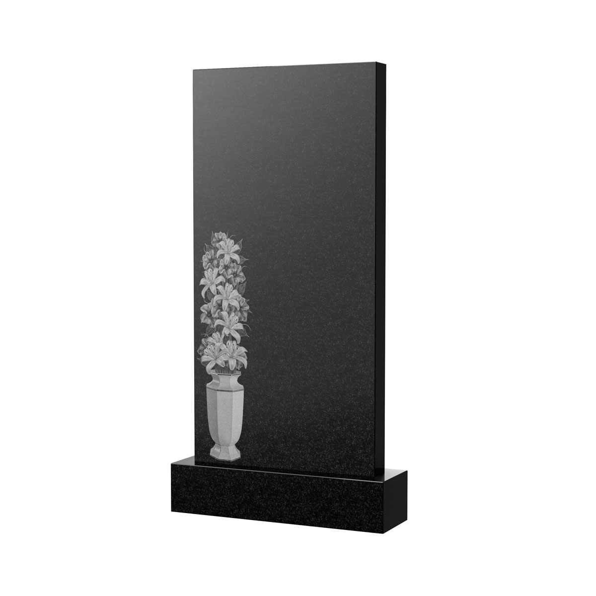 Гравировка на памятник в Смоленске | Художественное оформление на гранитную стелу, рисунок ВХО-057