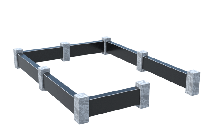 Цоколи на могилу в Смоленске | Цоколь на могилу №0032