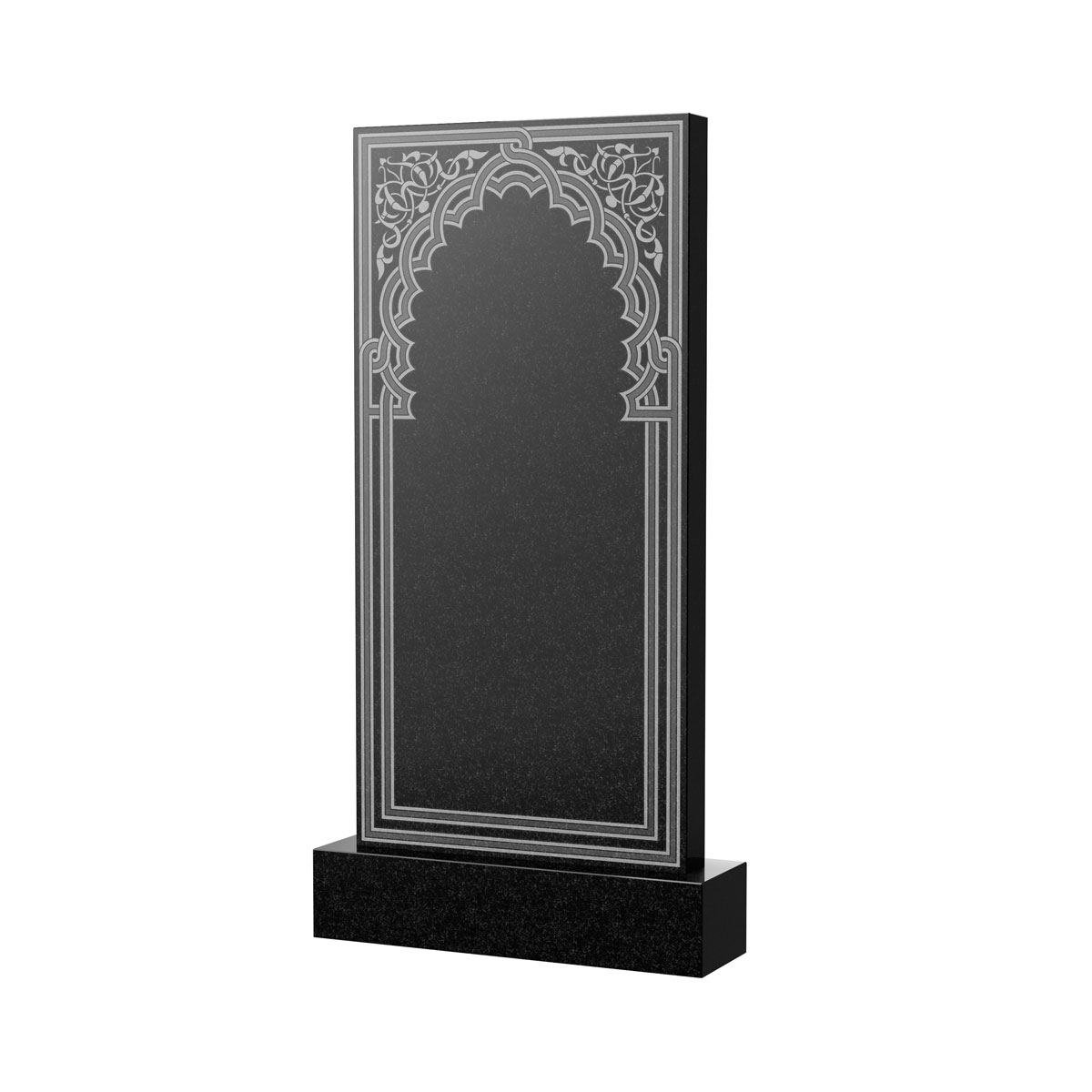 Гравировка на памятник в Смоленске | Художественное оформление на гранитную стелу, рисунок ВХО-045