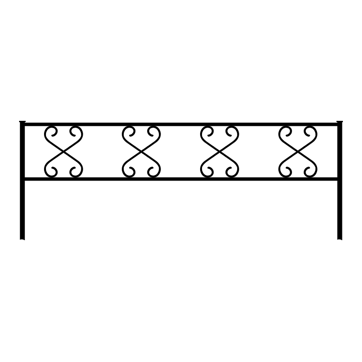 Металлические оградки, столы, скамейки в Смоленске | Оградка №1