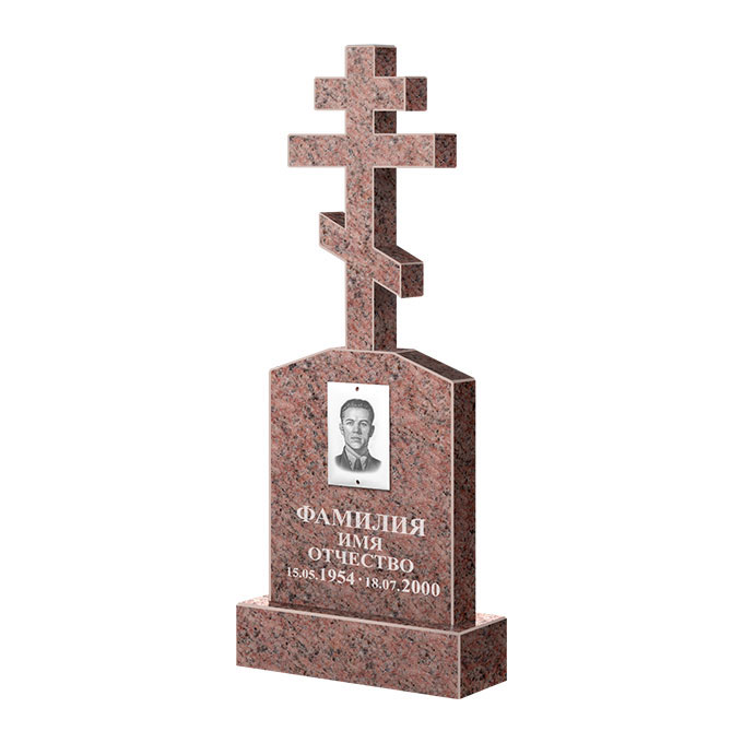 Гранитные памятники в Смоленске | Памятник из гранита Розалия Pink ФГЦ-099